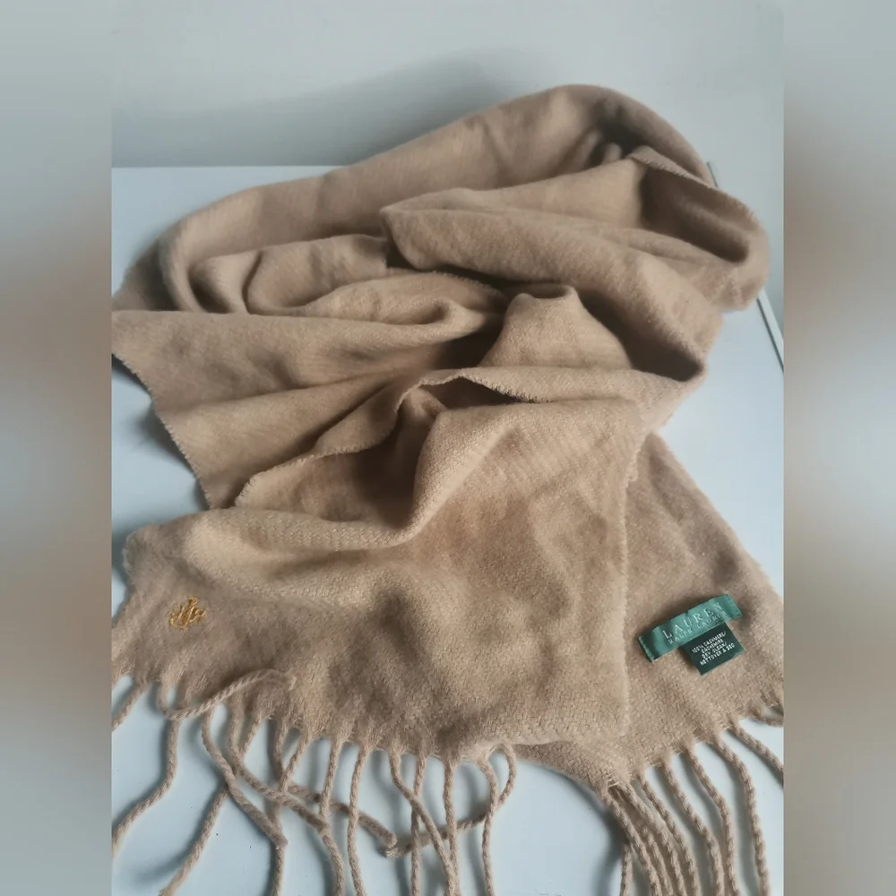 Lauren Ralph Lauren 100% Cashmere scarf - Picture 3 of 5